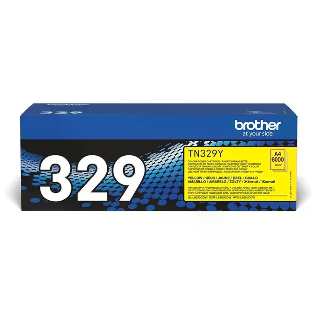 Brother TN-329Y Toner Originale Giallo – 6.000 pagine