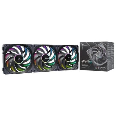 Seasonic MagFlow ARGB Kit 3 Ventole PC 120 mm 2000 RPM Nero