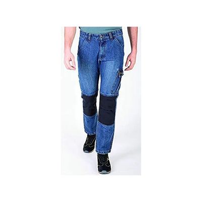 VIGOR-BLINKY Rica Lewis CORJE2 Pantalone da Lavoro Multitasche Denim VIGOR-BLINKY Rica Lewis CORJE2 Pantalone da Lavoro Multitasche Denim