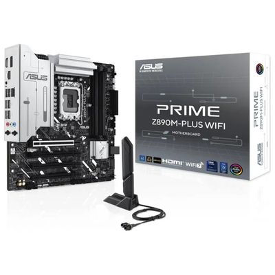 ASUS PRIME Z890M-PLUS WIFI – Scheda madre mATX, DDR5, Wi-Fi 7