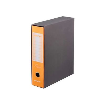 Brefiocart Brefio Fluo – Confezione 12 raccoglitori A4, dorso 8 cm, arancione