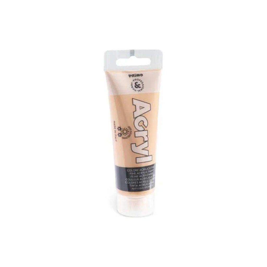 PRIMO Hobby Professional – Colore acrilico rosa albicocca, opaco e coprente, 75 ml