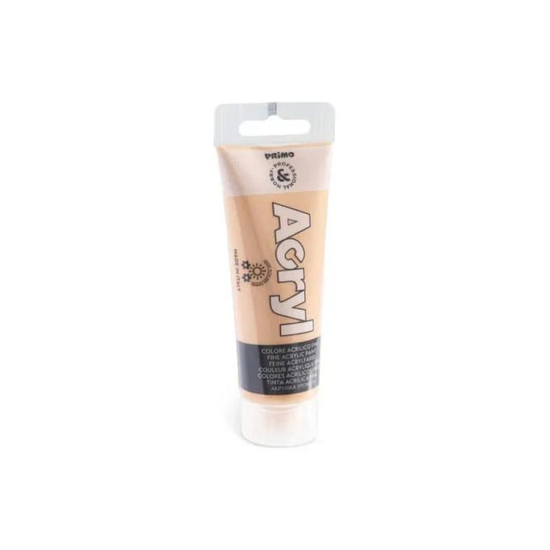 PRIMO Hobby Professional – Colore acrilico rosa albicocca, opaco e coprente, 75 ml