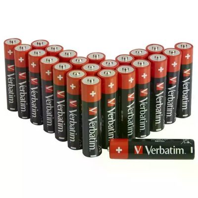 Verbatim 49504 Batterie Alcaline AAA 1,5 V – Confezione da 24 Verbatim 49504 Batterie Alcaline AAA 1,5 V – Confezione da 24