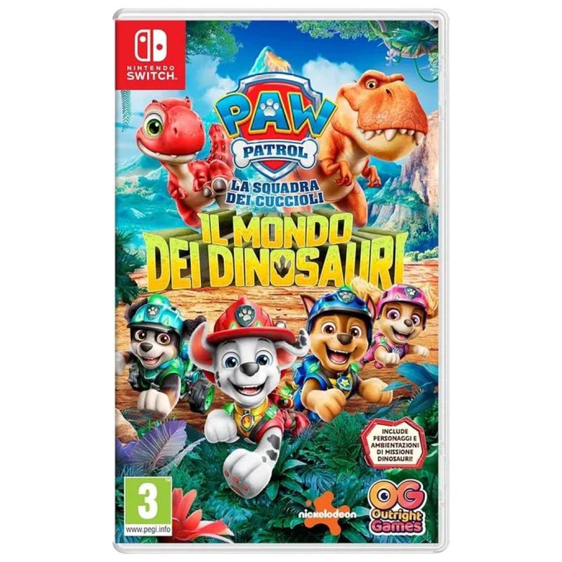 OUTRIGHT GAMES Paw Patrol: Il Mondo dei Dinosauri – Videogioco per Nintendo Switch