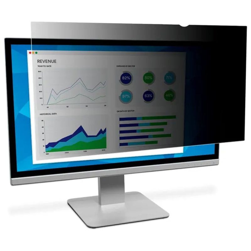 3M Filtro Privacy per Monitor 20" 16:9, Antiriflesso e Anti-graffio