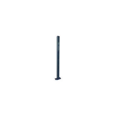 Vigor Paletto quadro per recinzione con piastra, 50 × 50 mm, H 230 cm, antracite