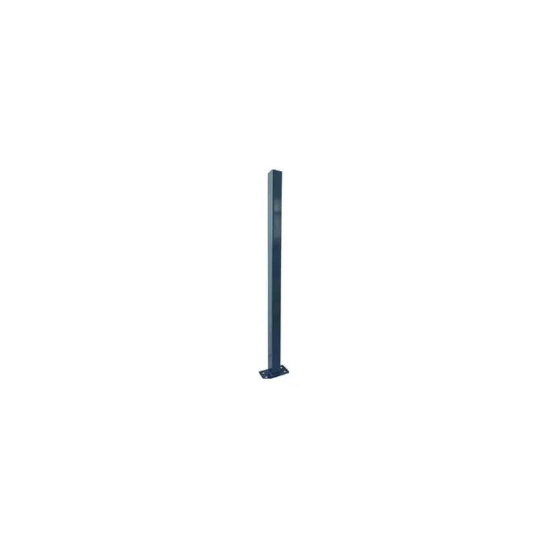 Vigor Paletto quadro per recinzione con piastra, 50 × 50 mm, H 230 cm, antracite