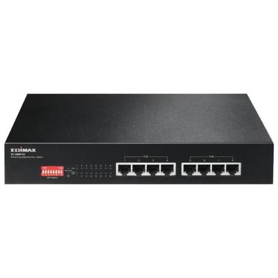 Edimax ES-1008P V2 Switch Fast Ethernet 8 porte PoE+