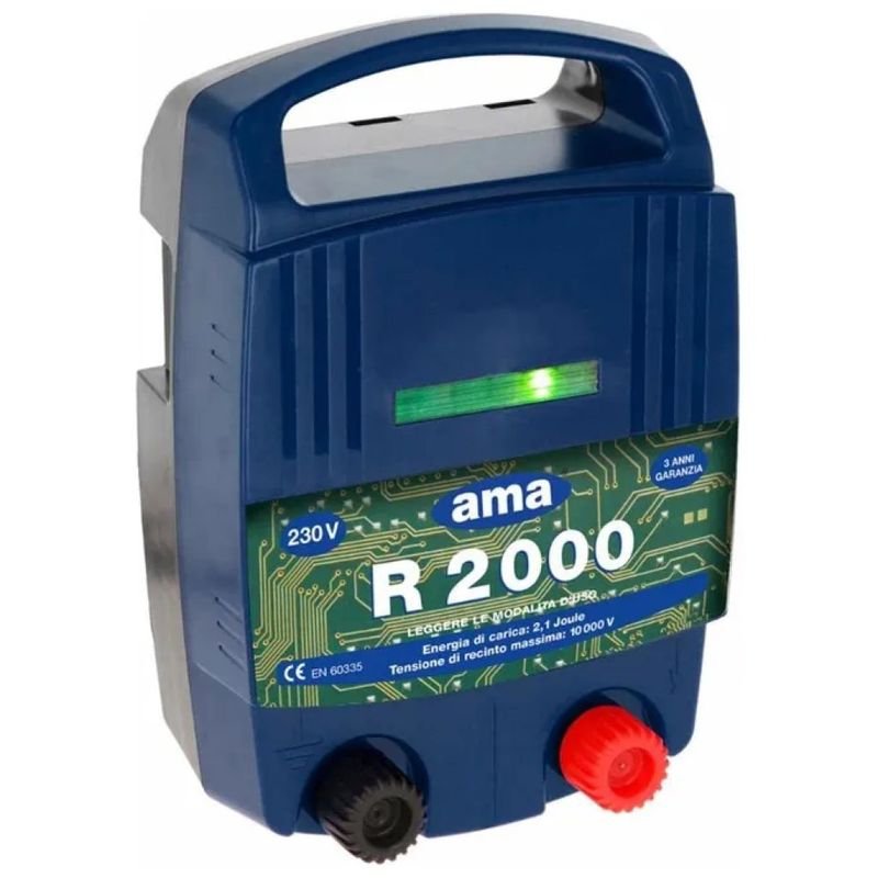 AMA Ranch R2000 Elettrificatore per Recinti 1,7 J