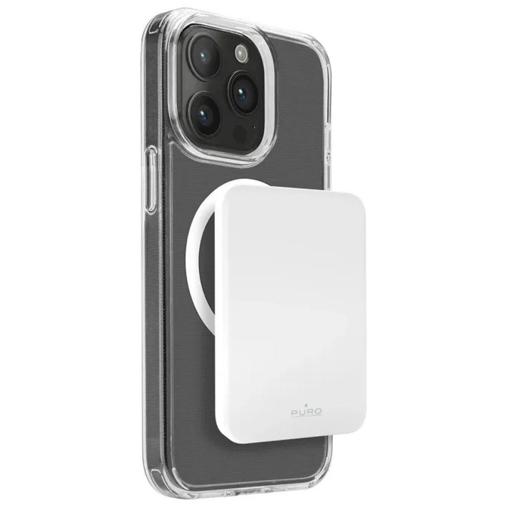 PURO Mini Power Mag Power Bank 4200 mAh Bianco