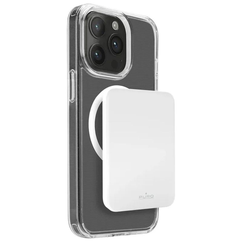 PURO Mini Power Mag Power Bank 4200 mAh Bianco