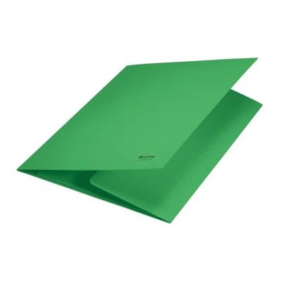 Leitz Recycle Cartellette a 3 Lembi Verdi, Confezione da 10