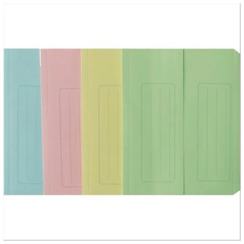 Brefiocart Cartelle a Soffietto Verdi in Cartoncino, 33 × 25 cm, Confezione da 50