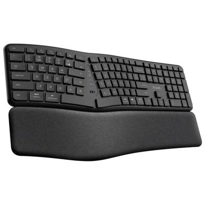 Trust Keyra Tastiera Wireless Multi-Dispositivo Ergonomica Trust Keyra Tastiera Wireless Multi-Dispositivo Ergonomica