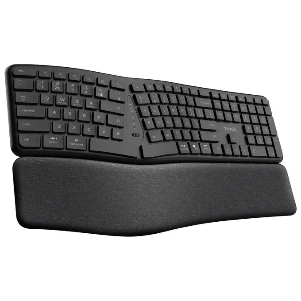 Trust Keyra Tastiera Ergonomica Wireless, Layout Italiano Trust Keyra Tastiera Ergonomica Wireless, Layout Italiano
