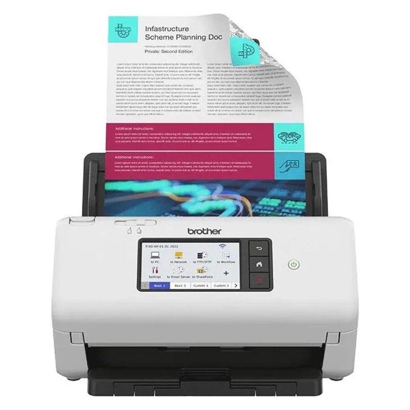 Brother ADS-4700W Scanner A4 fronte-retro Wi-Fi Brother ADS-4700W Scanner A4 fronte-retro Wi-Fi