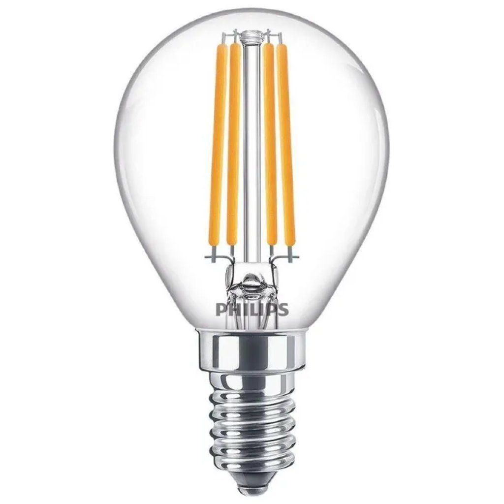 Philips Oliva & Lustre Lampadina LED a Sfera E14 6,5 W 4000 K