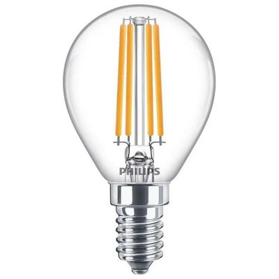 Philips Oliva & Lustre Lampadina LED a Sfera E14 6,5 W 4000 K