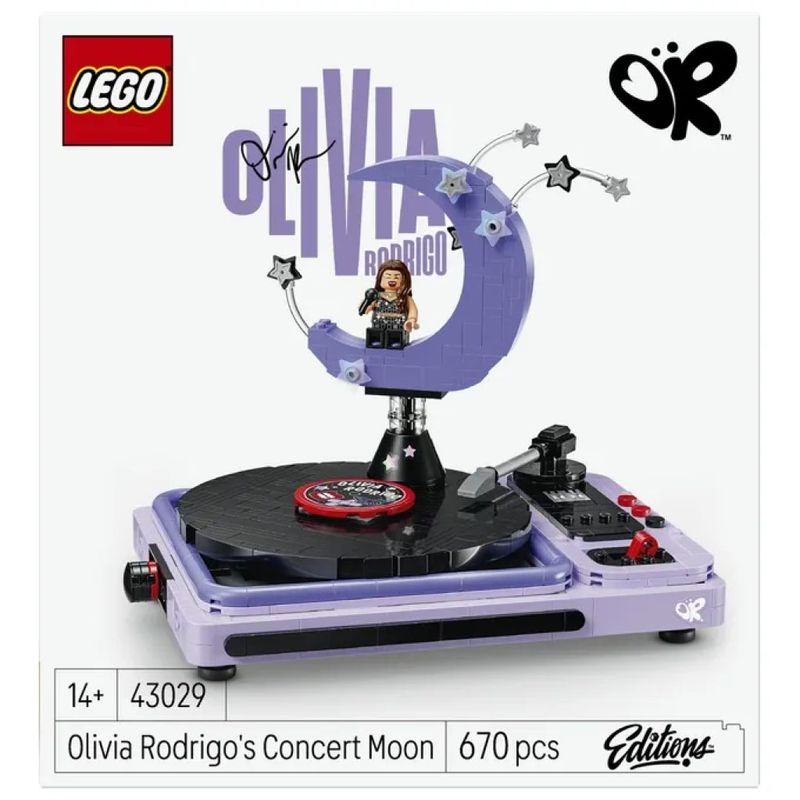 LEGO Editions 43029 – Giradischi di Olivia Rodrigo, 670 pezzi