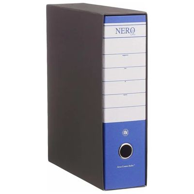 Brefiocart Registratore Commerciale A4 Blu Scuro, Dorso 8 cm – Confezione da 12