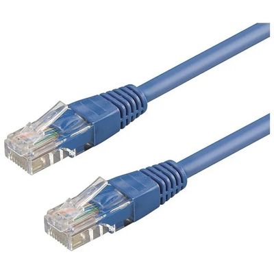 WP EUROPE Cavo Patch Ethernet Cat 6 U/UTP RJ45 Blu, 0,5 m