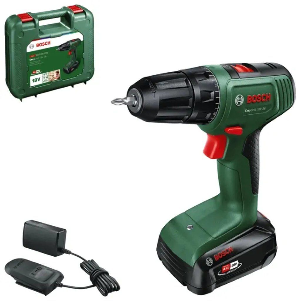 Bosch EasyDrill 18V-40 Trapano Avvitatore con 2 Batterie e Valigetta