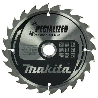 Makita B-32910 Lama circolare SPECIALIZED 165 mm, 24 denti Makita B-32910 Lama circolare SPECIALIZED 165 mm, 24 denti