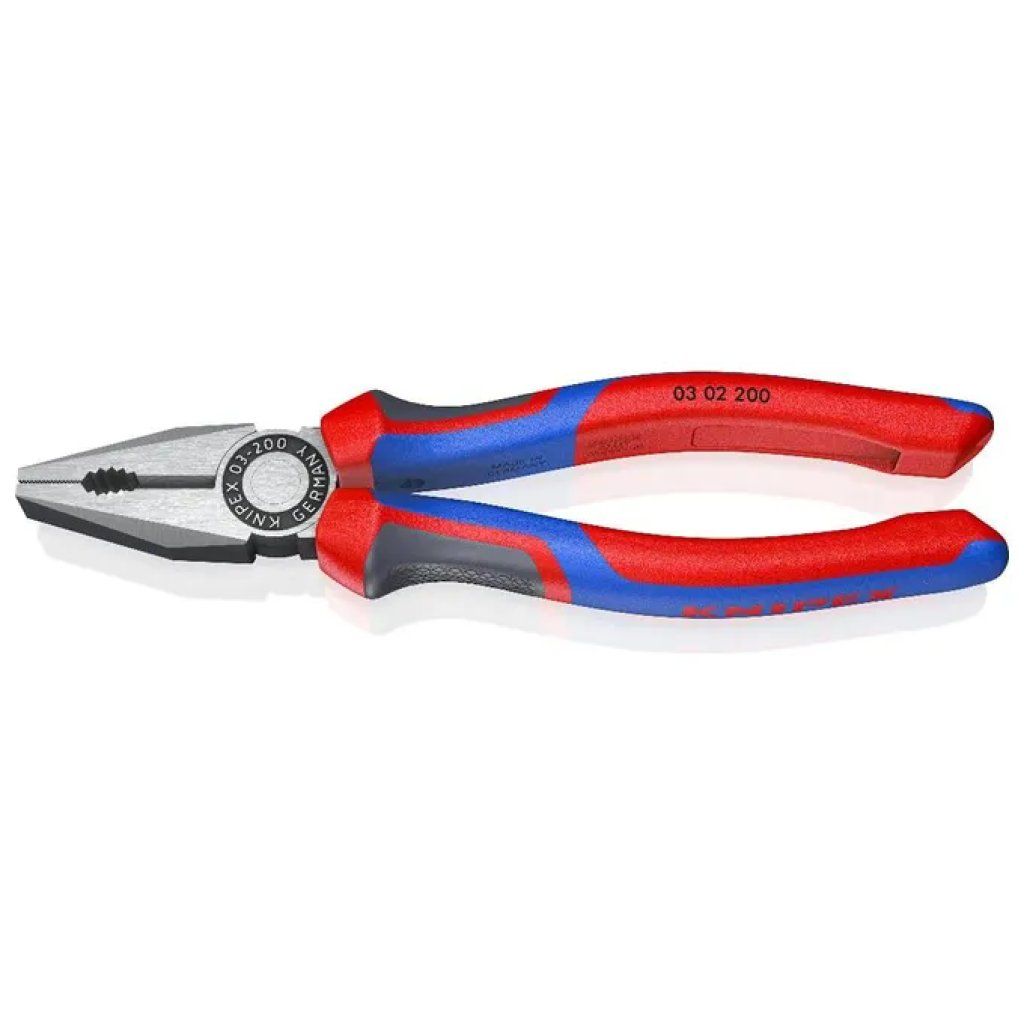 KNIPEX 03 02 200 Tenaglia combinata nera 200 mm KNIPEX 03 02 200 Tenaglia combinata nera 200 mm