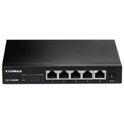 Edimax GS-1005BE Switch di rete 5 porte 2,5 GbE, non gestito, nero Edimax GS-1005BE Switch di rete 5 porte 2,5 GbE, non gestito, nero