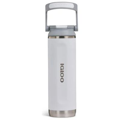 Igloo Sipper 20 borraccia termica in acciaio inox, 600 ml, bianca