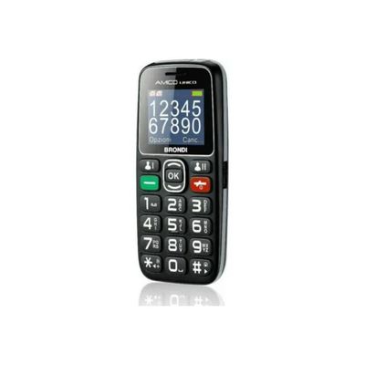Brondi Amico Leale+ Telefono Cellulare Flip Dual SIM Nero Brondi Amico Leale+ Telefono Cellulare Flip Dual SIM Nero