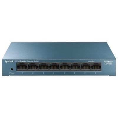 TP-Link LS108G Switch Gigabit Ethernet a 8 Porte TP-Link LS108G Switch Gigabit Ethernet a 8 Porte