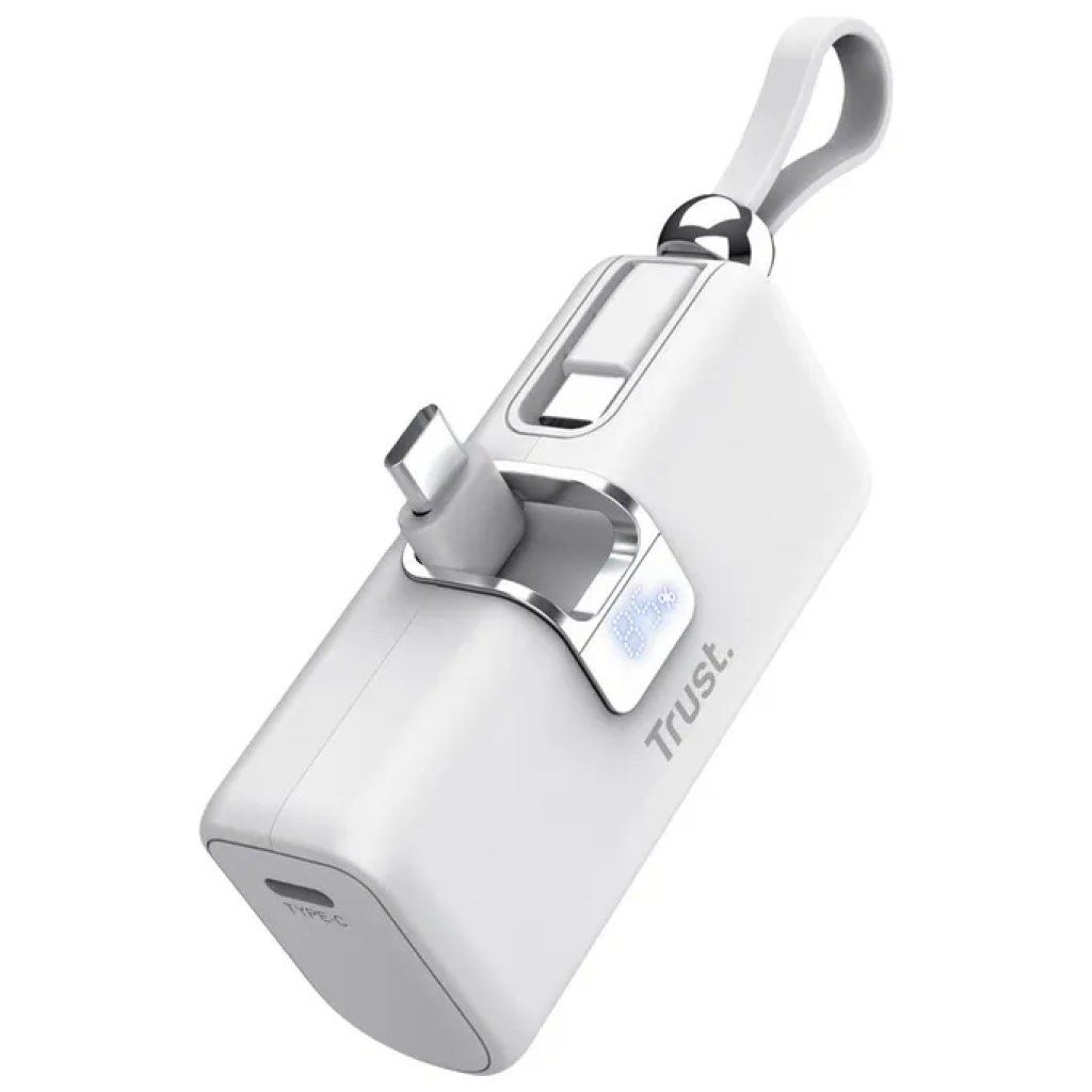Trust Pacto 26105 Powerbank 5000 mAh USB-C PD 20W Bianco