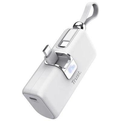 Trust Pacto 26105 Powerbank 5000 mAh USB-C PD 20W Bianco