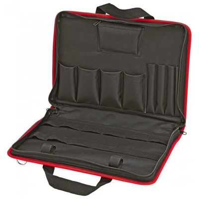 KNIPEX 00 21 11 LE – Borsa portautensili Compact, nera e rossa KNIPEX 00 21 11 LE – Borsa portautensili Compact, nera e rossa