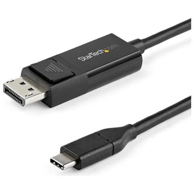 StarTech.com Cavo USB-C a DisplayPort 1.2 bidirezionale, 2 m, 4K 60 Hz, HDR, Nero