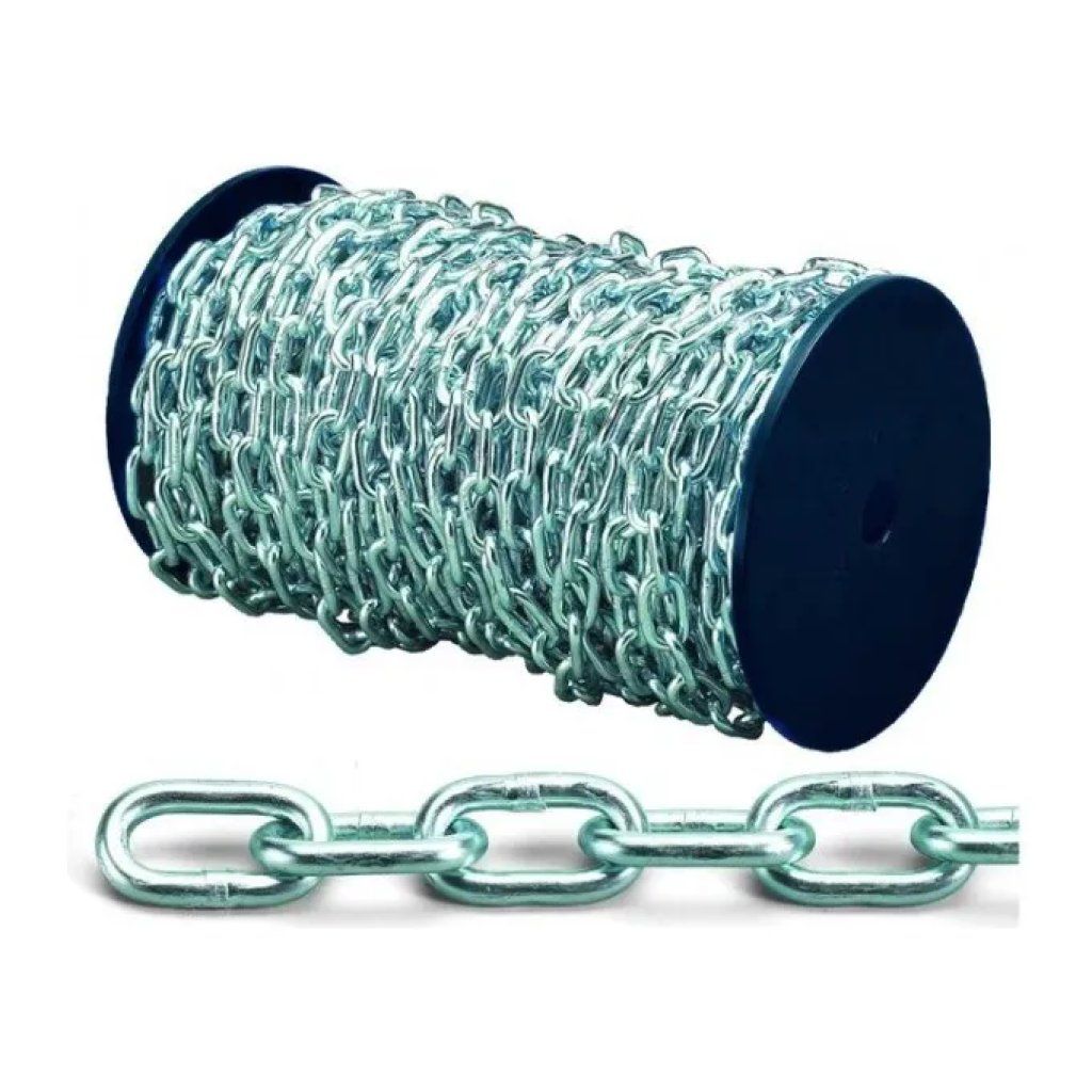 VIGOR-BLINKY Catena Genovese Zincata in Acciaio 7 mm, 25 m