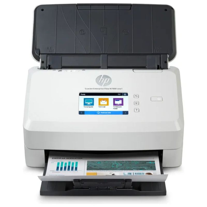 HP ScanJet Enterprise Flow N7000 snw1 – Scanner A4 fronte/retro con ADF da 80 fogli HP ScanJet Enterprise Flow N7000 snw1 – Scanner A4 fronte/retro con ADF da 80 fogli