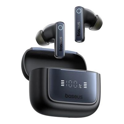 Baseus 35 True Auricolari Wireless Bluetooth 5.3 con Cancellazione del Rumore, Nero