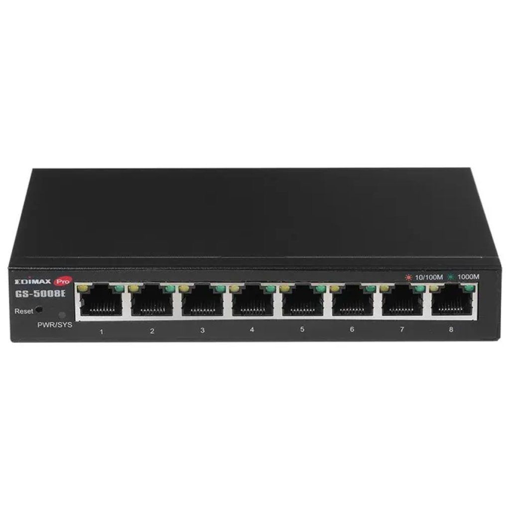 Edimax GS-5008E Switch Gigabit Smart 8 Porte Edimax GS-5008E Switch Gigabit Smart 8 Porte