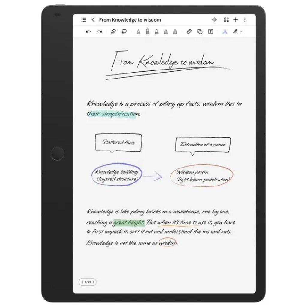TCL NXTPAPER Note A1 Tablet 11,5” 2.2K, 8GB RAM, 256GB, Wi-Fi con T-Pen Pro e Flip Case, Grigio