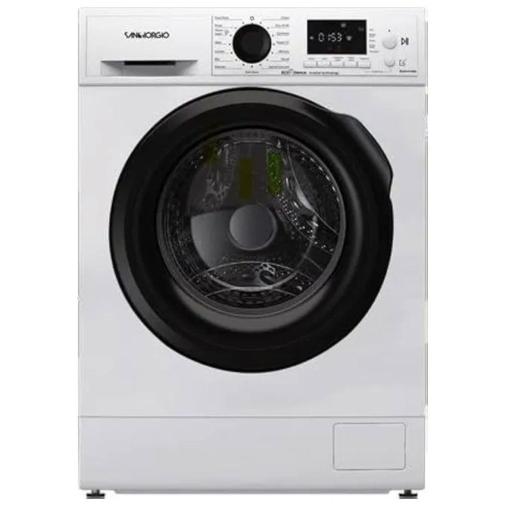 SANGIORGIO San Giorgio SLIM-FS614A9 Lavatrice Slim 6 kg, 1400 giri/min, Classe A, Inverter, Vapore, Bianca
