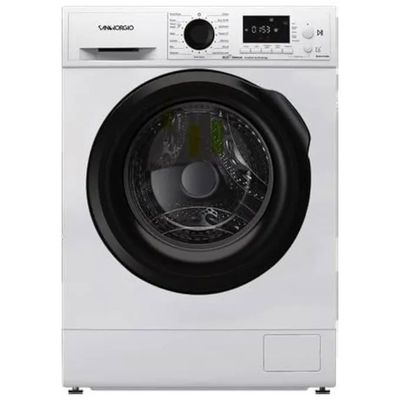 SANGIORGIO San Giorgio SLIM-FS614A9 Lavatrice Slim 6 kg, 1400 giri/min, Classe A, Inverter, Vapore, Bianca