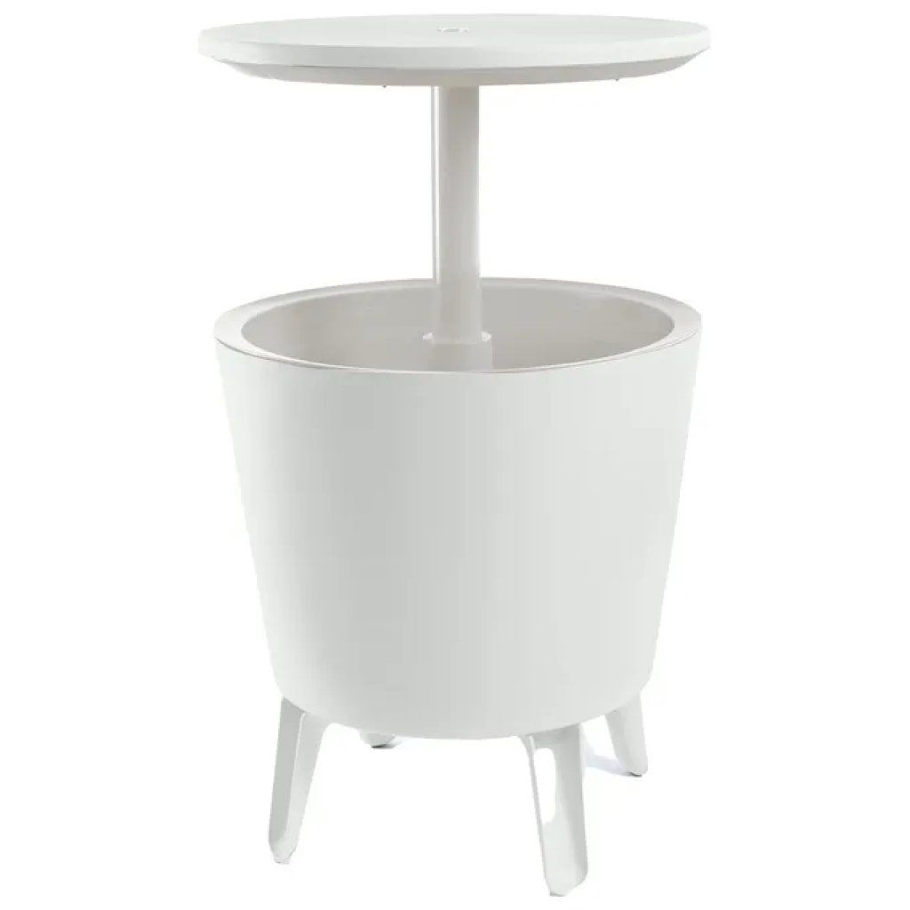 Keter Cool Bar 30 L – Tavolino Portaghiaccio da Esterno Bianco Keter Cool Bar 30 L – Tavolino Portaghiaccio da Esterno Bianco