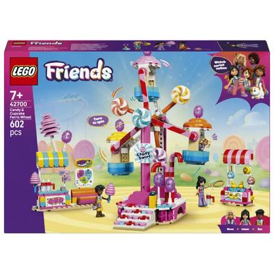 LEGO Friends 42700 Ruota Panoramica Dolci e Cupcake, 602 Pezzi