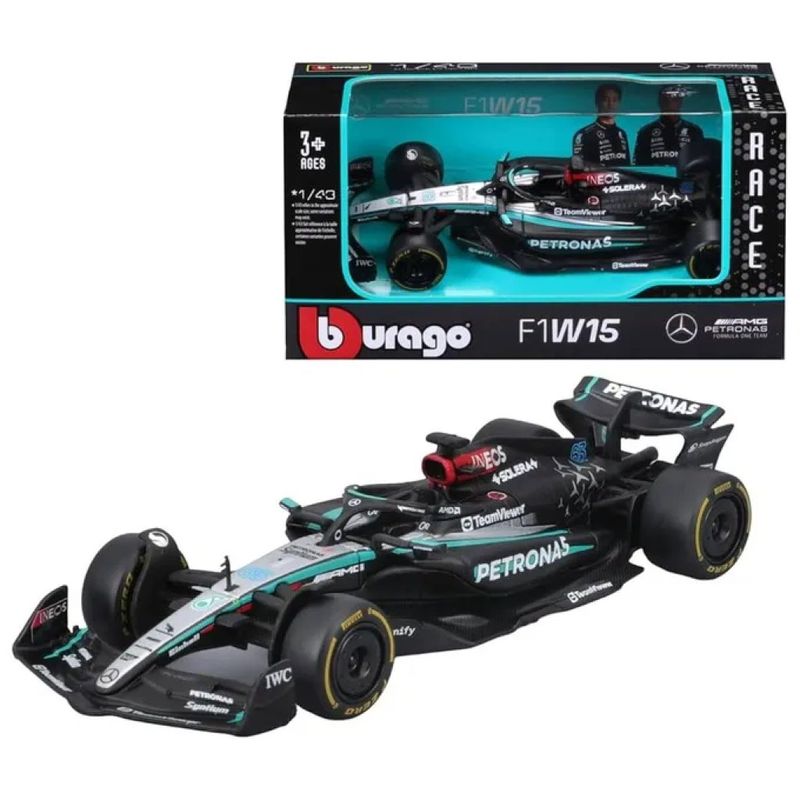 Bburago Mercedes-AMG Petronas F1 W15 #63 2024 – Kit 1:24
