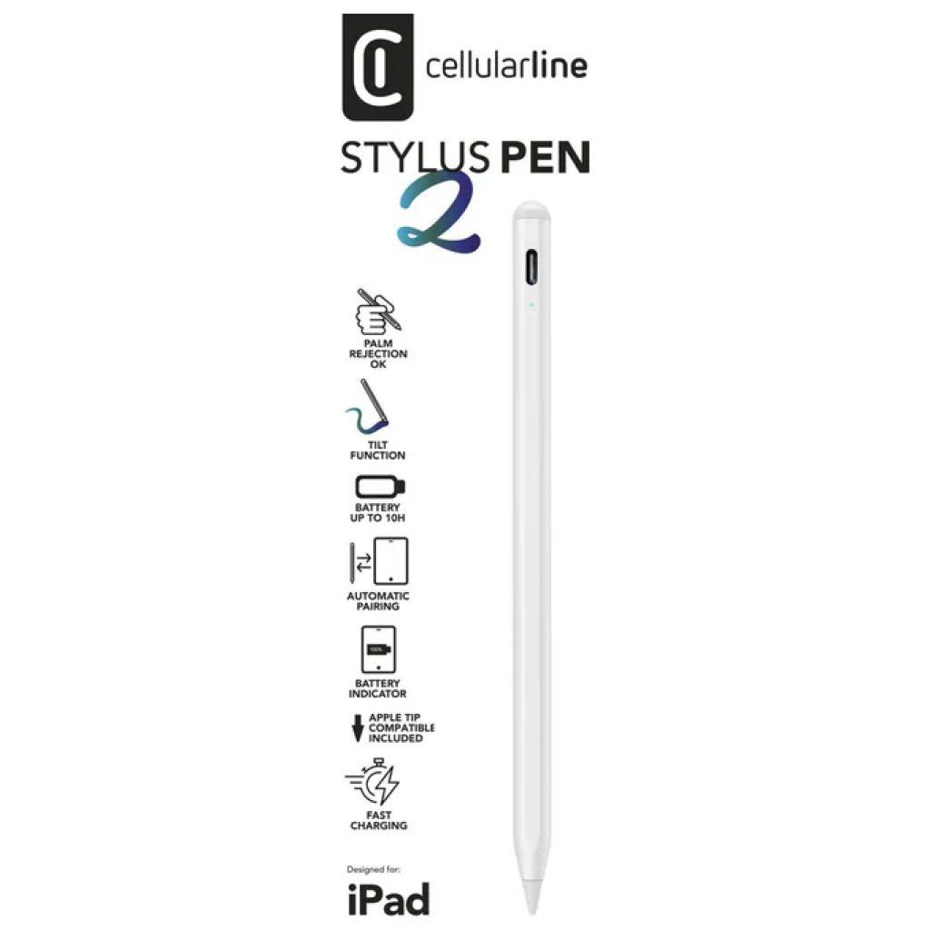 Cellularline Stylus Pen 2 per iPad con aggancio magnetico Cellularline Stylus Pen 2 per iPad con aggancio magnetico