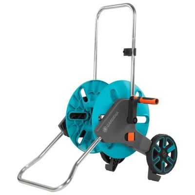 GARDENA CleverRoll M 18511-20 – Carrello Avvolgitubo Manuale, Capacità 60 m