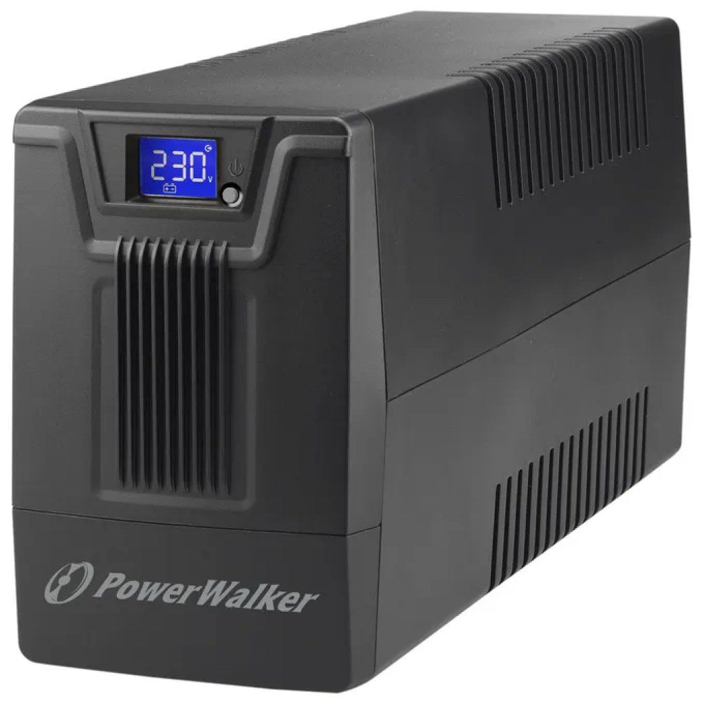 PowerWalker VI 600 SCL UPS line-interactive 600 VA, 360 W con LCD